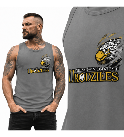 TANK TOP patriotyczne  NIE ZAPOMNIJ